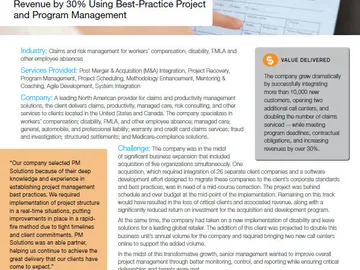 Claims Management Company Successfully Completes Massive M&A Initiative