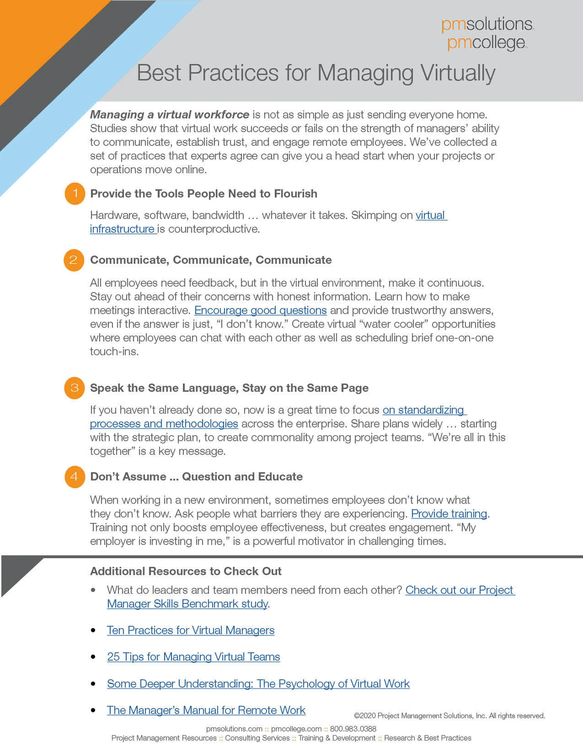 Best Practices for Managing Virtually