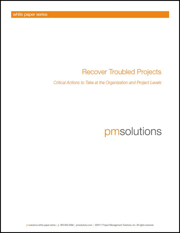 Recover Troubled Projects