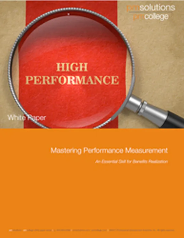 Mastering Performance Measurement: An Essential Skill for Benefits Realization