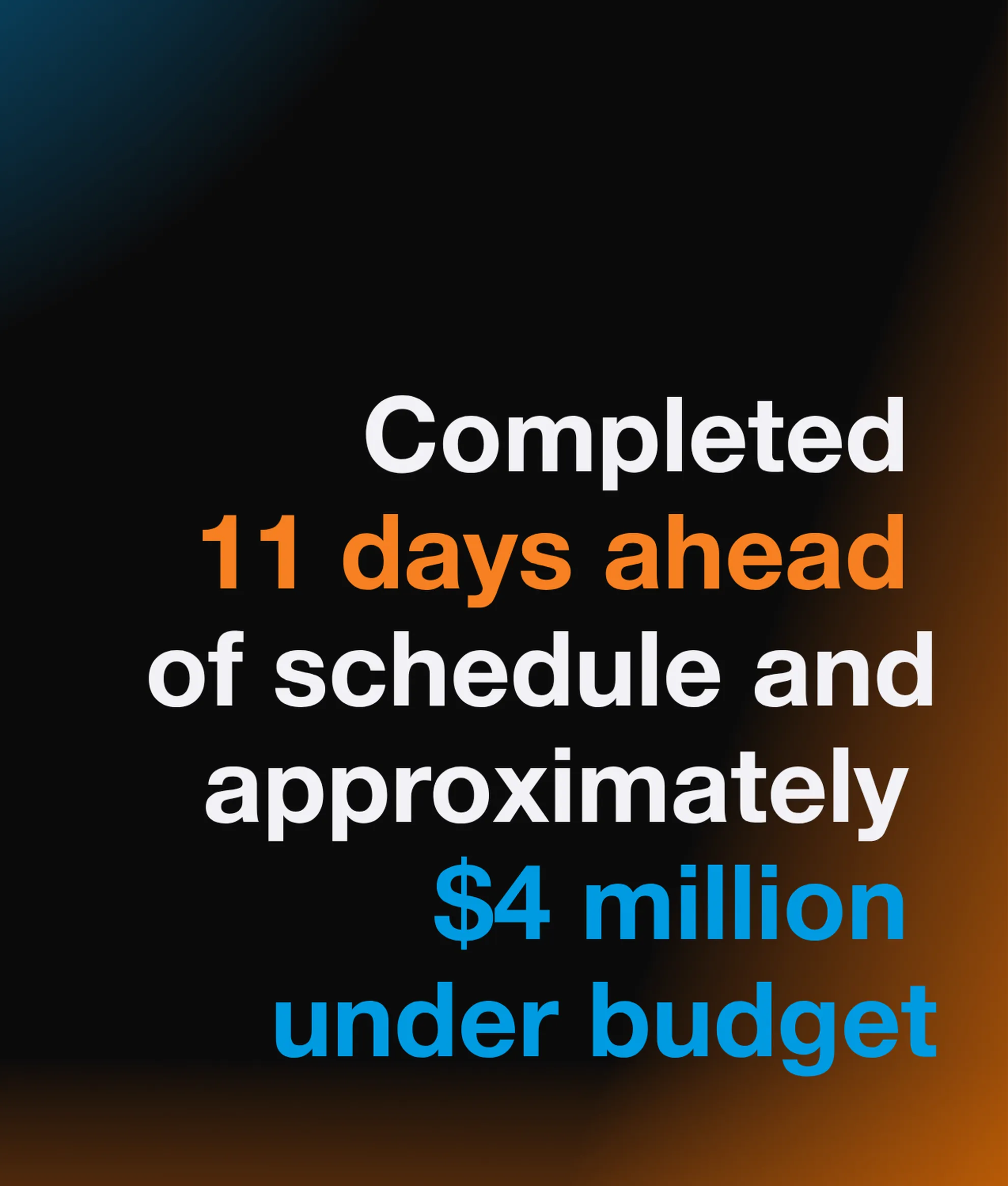 65 Million Electric Utility Project Completed Ahead of Schedule and Under Budget