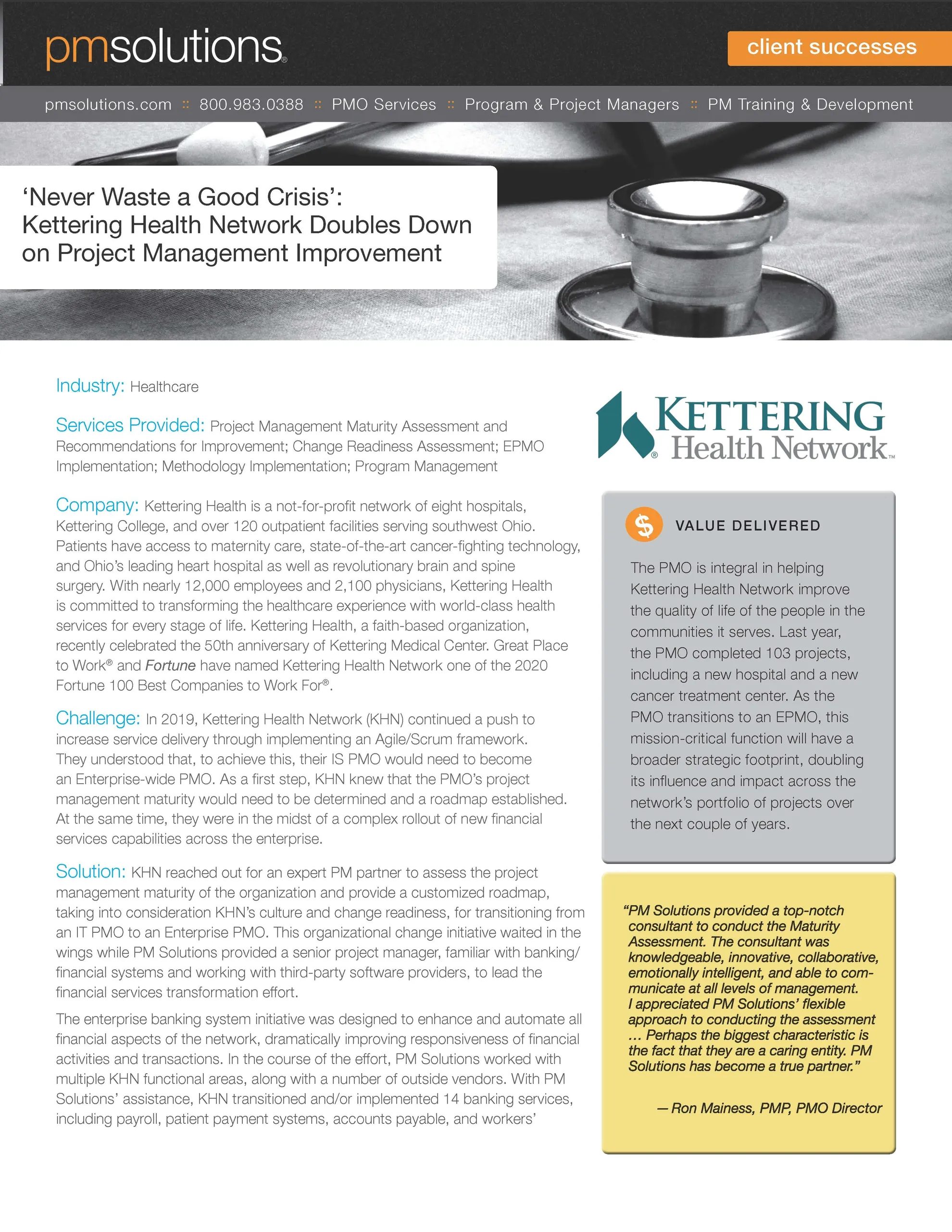CS140 01 Kettering Health Cover