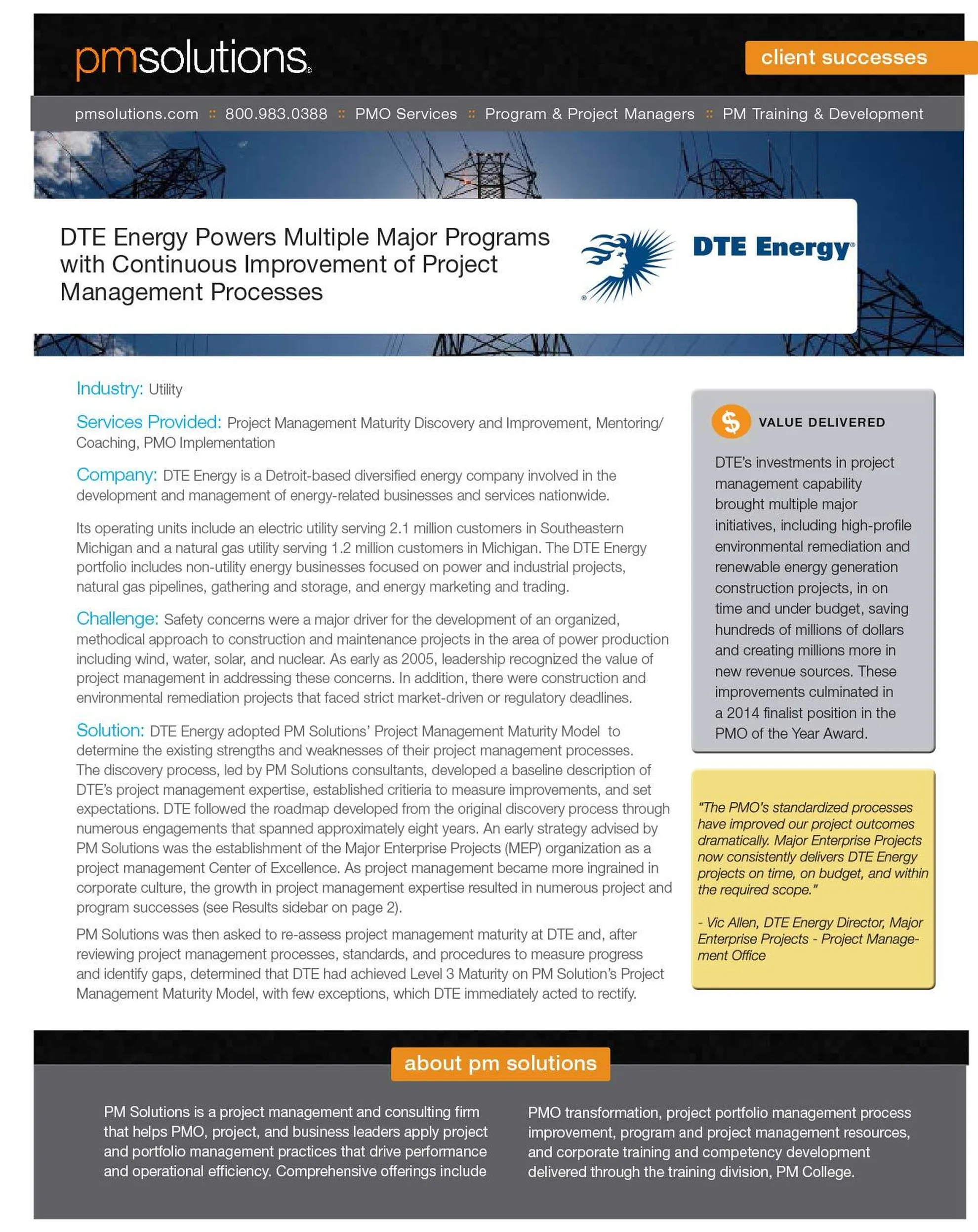 CS124 01 DTE Energy cover image